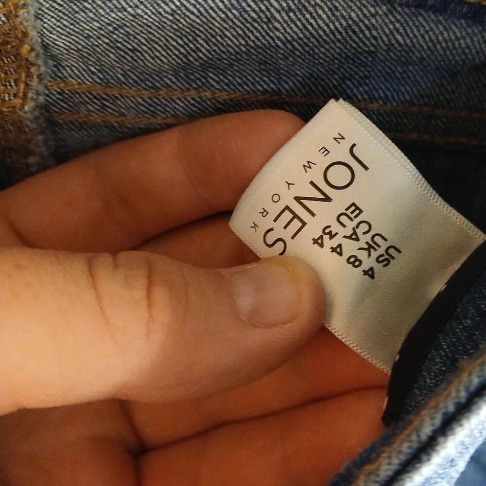 Jones-new-york Women's Blue and Navy Jeans - Picture 3 of 5